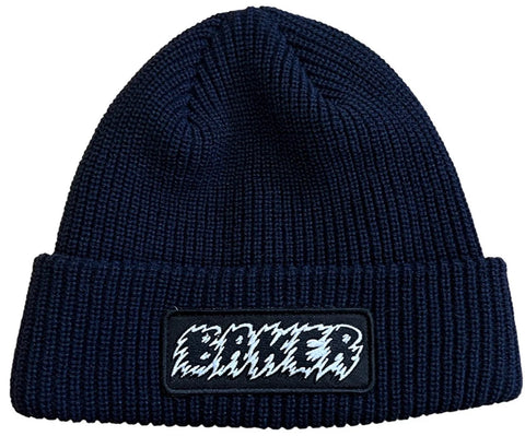 Baker 'Jagged' Beanie - Navy