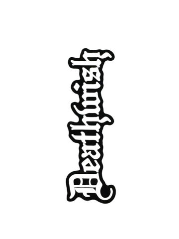 Deathwish 'Gothic' Sticker - Black