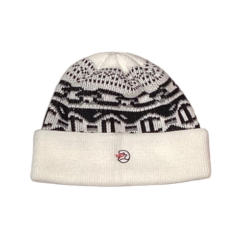 Classic Grip 'Chain' Beanie - White
