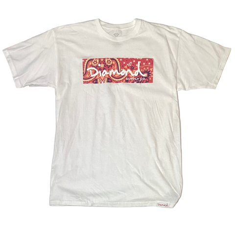 Diamond Supply Co. 'Bandana Box Logo' Tee - White
