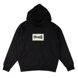 Welcome 'Scared Pigment-Dyed Patch' Hoodie - Black