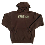 Frosted 'Dominos' Hoodie - Brown
