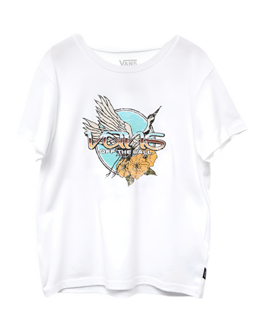 Vans 'Crane Call' Tee - White (Kids)