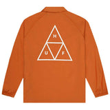 HUF 'Essentials Triple Triangle' Windbreaker - Rust