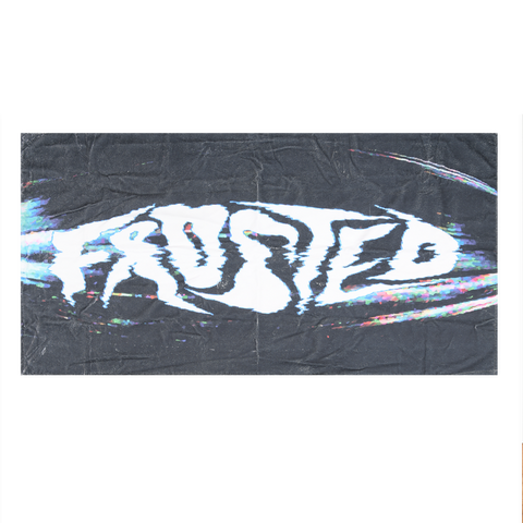 Frosted Beach Towel - Black/White/Blue