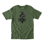 Red Dragon 'OG Bark Camo' Tee - Army Green/Grey