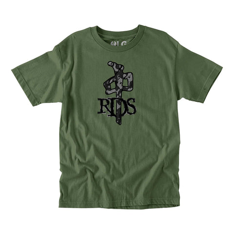 Red Dragon 'OG Bark Camo' Tee - Army Green/Grey