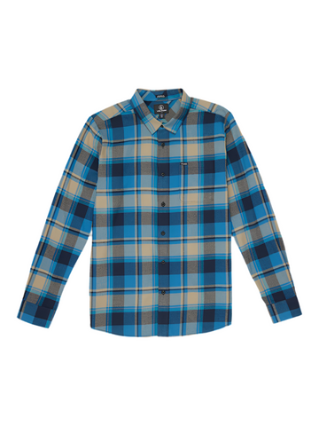 Volcom 'Caden' Flannel Shirt - Navy