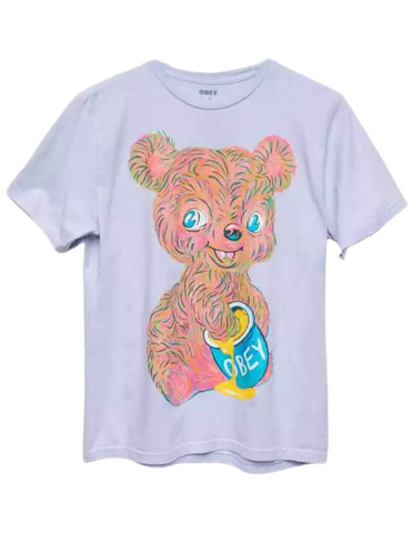 Obey 'Honey Bear' Tee - Opal