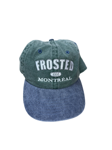 Frosted '666' Cap - Green/Blue