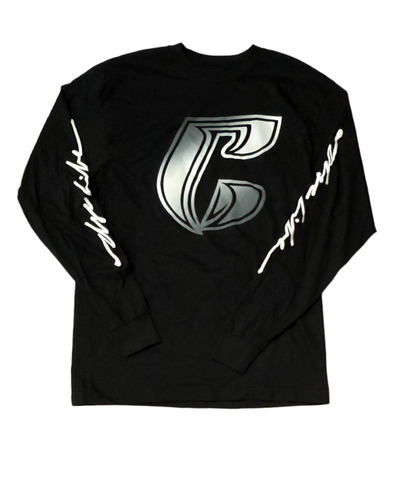 Classic Grip 'Classic Rider' L/S Tee - Black