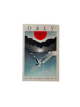 Obey 'Pride Before The Fall' Sticker - Sky Blue