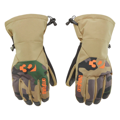 ThirtyTwo 'Lashed' Gloves - Khaki/ Camo