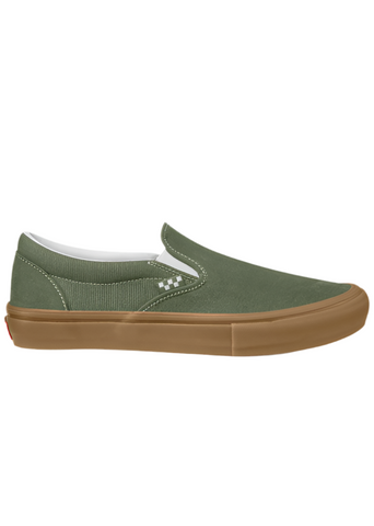 Vans 'Skate Slip-On Shoes - Green/Gum