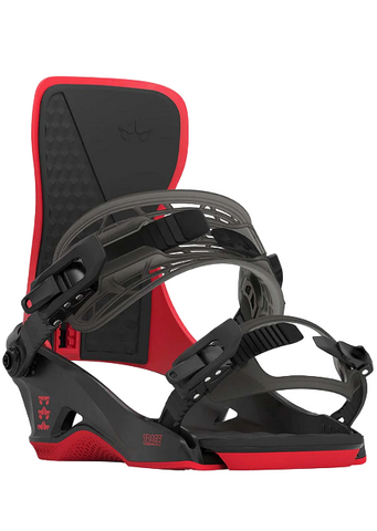 Rome 'Trace' Snowboard Bindings - Black/Red