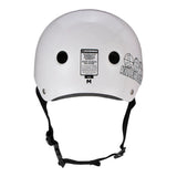 187 Killer Pads Pro Skate Helmet w/Sweat Saver Liner - White