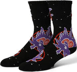 HUF 'Green Buddy Hypnosis' Socks - Black