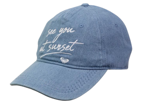 Roxy 'Extra Innings B' Cap - Denim Blue