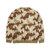 HUF '89 Pullover' Wind shirt - Brown Camo