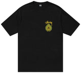 Stüssy 'Crown Wreath' Pigment Dyed Tee - Black