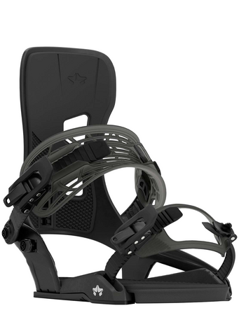 Rome 'Crux' Snowboard Bindings - Black