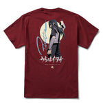 Primitive 'Itachi Warning' Tee - Burgundy
