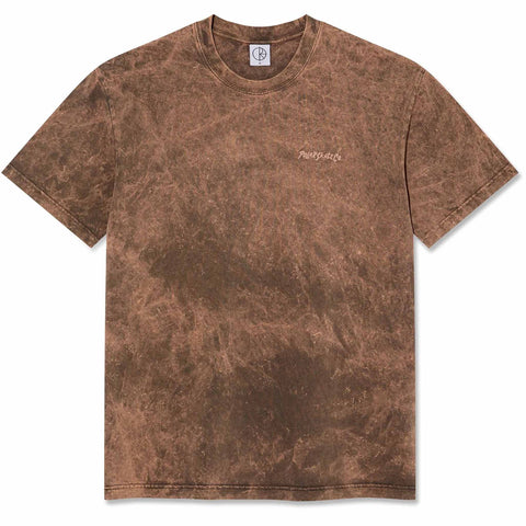 Polar Skate Co. 'Acid Surf Logo' Tee - Brown