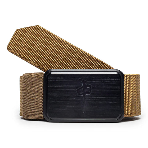 Red Dragon 'Elastic' Belt - Gold