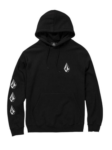 Volcom 'Iconic Stone' Hoodie (Kids) - Black