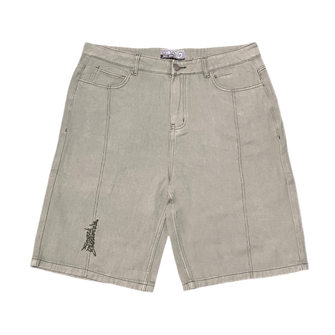 Frosted 'Baggy' Shorts - Tan