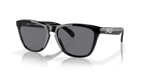 Oakley 'Frogskins' Sunglasses - Polished Black / Grey