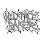 Baker x Neckface 'Graffiti Logo' Sticker - Grey