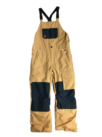 Volcom 'Barkey Bib Overall' Insulated Snowpants - Caramel