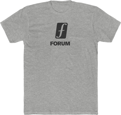 Forum 'Lockup' Tee - Heather Grey