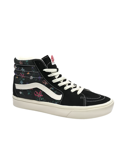 Vans 'Comfycush Sk8-Hi' Shoes - Fatal Floral Black
