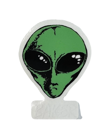 Baker 'Alien' Sticker - Green