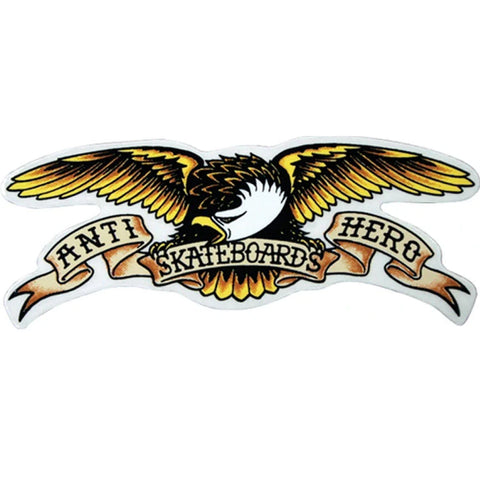 Anti Hero Skateboards 'Classic Eagle' Giant Sticker - Yellow