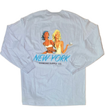 Diamond Supply Co. 'New York' L/S Tee - Blue