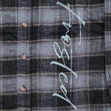 Frosted Skateboards 'Checks' Flannel L/S Shirt - Tan/Blue