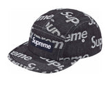 Supreme 'Jacquard Logos' Denim Camp Cap - Rigid Indigo