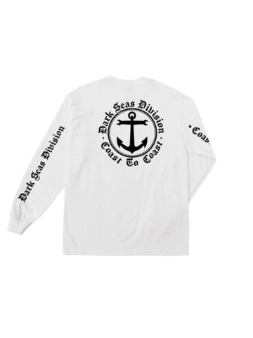 Dark Seas 'Traditional' L/S Tee - White