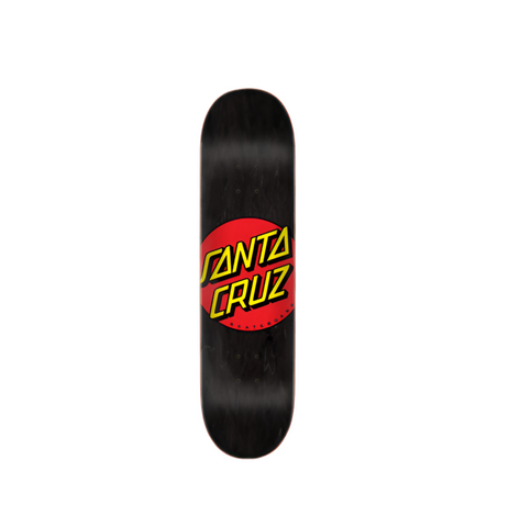 Santa Cruz 'Classic Dot' Skate Deck - Black