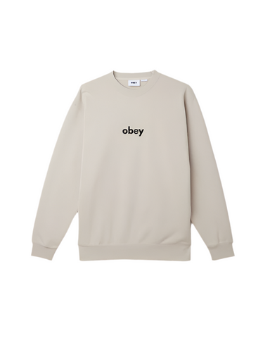 Obey 'Lowercase' Sweatshirt - Unbleached