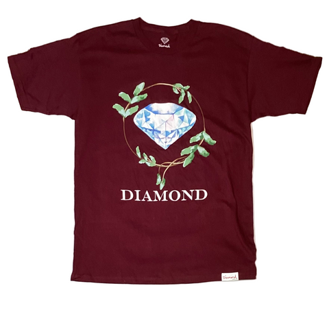Diamond Supply Co. 'Vine' Tee - Burgundy