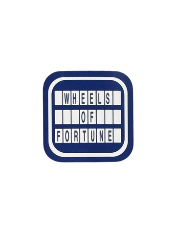 411VM 'Wheels Of Fortune' Sticker - Blue