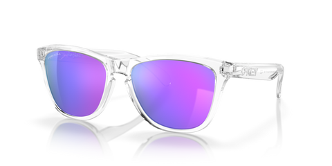 Oakley 'Frogskins' Sunglasses - Polished Clear / Prizm Violet