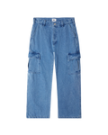 Obey 'Giant Denim' Cargo Jeans - Light Indigo