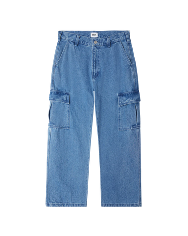 Obey 'Giant Denim' Cargo Jeans - Light Indigo