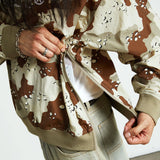 HUF '89 Pullover' Wind shirt - Brown Camo