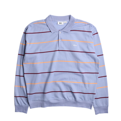 Obey 'Complete Polo' Sweatshirt - Digital Violet